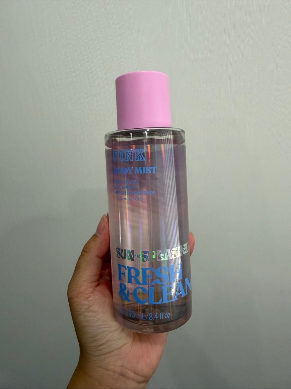 Victoria's Secret PINK Body Mist - Sun-Splashed Fresh & Clean Body Mist, 250ml